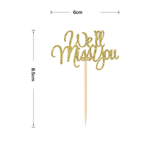 Décorations de gâteaux « Bonne Chance » pour Noël, la remise des diplômes, Pâques, les fêtes et la table de desserts - Product Image 4