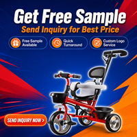 GEEN Prix de gros Tricycle léger pour enfants, Trotteur bébé, Poussette double pour 2 enfants, Trottinette jouet, Vélo 3 roues pour enfants