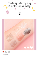 Offre Spéciale sans logo paquet d'or paillettes ombre à paupières bâton surligneur Logo personnalisé végétalien fard à paupières liquide