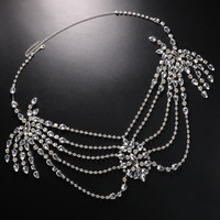 Maille gland épaule chaîne bijoux de mariage pour femmes collier robe plusieurs rangées Sexy Bikini Cosplay maillot de bain été corps chaîne
