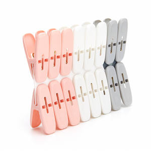 Pinces à linge en plastique colorées 2022, pinces à linge fantaisie, cintre de séchage, petit clip de maintien, OEM, pinces à linge jumbo décoratives - Product Image 1