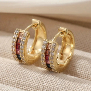 Colorful Ear <b>Cuff</b> for Women Bright Color Fashion Ear Jewelry Daily Wear - Product Image 5