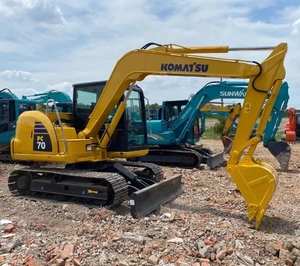 Performances exceptionnelles et haute qualité, excavatrice hydraulique Komatsu PC70 d'occasion, 7 tonnes, prix en stock - Product Image 2