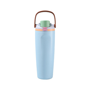 30oz Insulated Water <b>Bottle</b> 304 Stainless Steel Large Capacity Travel Tumbler With Handle Car Cup - Product Image 4