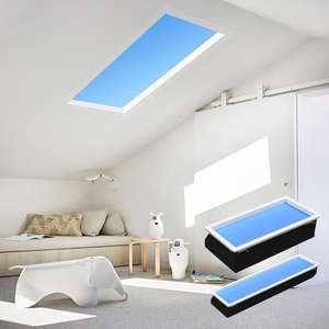 Lumière artificielle de <span class=keywords><strong>ciel</strong></span> bleu de lucarne de <span class=keywords><strong>plafond</strong></span> intégrée par LED moderne futée pour la décoration naturelle claire de chambre à coucher salon - Product Image 1