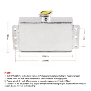 Réservoir de débordement universel en aluminium de 1,6 L pour liquide de refroidissement - Product Image 4