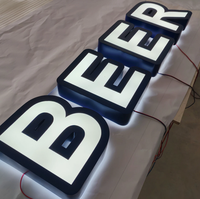 Enseignes lumineuses LED RGB personnalisées Carrey Sign pour devantures de magasins, enseignes extérieures et intérieures, étanches, en acrylique, pour entreprises et hôpitaux