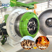 RICHI Machine à granulés de compression pour bois 5-7 t/h Branches de bois personnalisées Moulin à granulés de bûches Taille des copeaux de bois