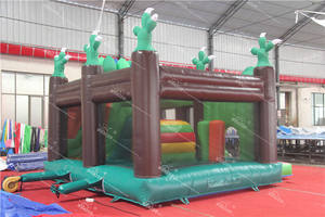 Trampoline gonflable en PVC de dinosaure de château de rebond d'enfants extérieurs commerciaux - Product Image 5