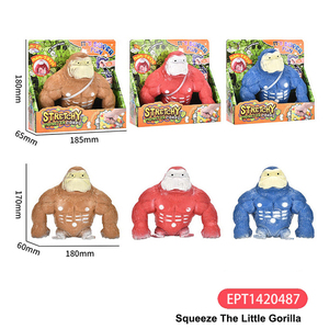 ชุดของเล่นลูกบอลกดความเครียดกอริลลาน้อยสำหรับเด็กผู้ชายและเด็กผู้หญิง - Product Image 4