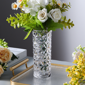 Table <strong>Vase</strong> Personalized Mini Small Size <strong>Flower</strong> <strong>Vases</strong> Plastic Acrylic Unbreakable Polycarbonate Clear for Home Bathroom Decor - Product Image 5