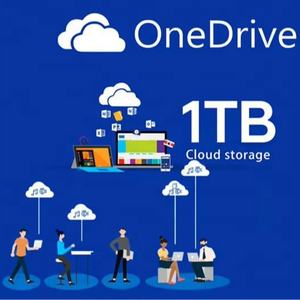 Suscripción a la Nube OneDrive de 1 TB de Almacenamiento, 24/7, por 1 Año, Software Original, Expande la Capacidad, Vincula una Cuenta Personal, Compatible con Mac - Product Image 1