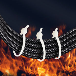 Fournisseur taïwanais KSS Attaches de câble en nylon 66 libérables 2,5 mm X 100 mm Blanc Utilisation industrielle Gestion des câbles Agrégation de fils - Product Image 6