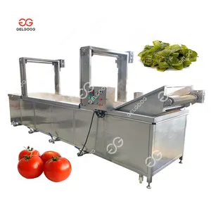 Gelgoog sürekli mantar meyve sebze haşlama makinesi dondurulmuş patates kızartması patates haşlama makinesi