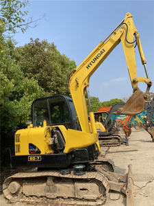 Excavadora de cadenas Hyundai R60 usada de 6 toneladas con motor, caja de cambios, PLC y alta eficiencia en venta - Product Image 6