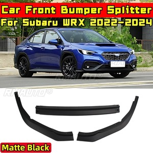 For WRX 2022-2024 Body Kit Front Bumper <b>Splitter</b> Front Bumper Diffuser for Subaru WRX 2022-2024 Car Accessories - Product Image 4