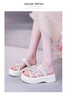 Nouvelles Chaussures à Plateforme à Talons Hauts pour Femme, Légères et Pailletées avec Nœud, Idéales pour l'Extérieur en Printemps, Été et Automne - Product Image 3