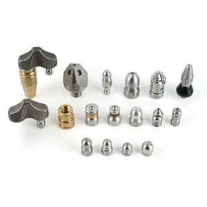 YS Jetter Buse Tuyau Drain Nettoyage <span class=keywords><strong>Racine</strong></span> Cutter, Buse De Nettoyage D'égout pour Le Nettoyage De Tuyau, Buse Turbo De Nettoyage D'égout 5000psi - Product Image 6