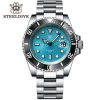 SD1953 Design classique 41MM en acier inoxydable 300M étanche NH35 automatique montre de plongée pour hommes Reloj avec fermoir de Bracelet fraisé