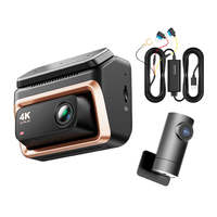Cámara para Auto DDPAI Z60 Pro 4K de Doble Lente, Pantalla LCD de 3 Pulgadas, GPS, Wi-Fi, Visión Nocturna, Formato H.264, Mini Grabadora de Video Portátil para Autos