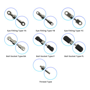 Vérin à gaz en acier inoxydable de 15,5 pouces, 394 mm, AISI316L, amortisseurs de levage pour applications marines, résistant à la corrosion, fabrication turque - Product Image 5