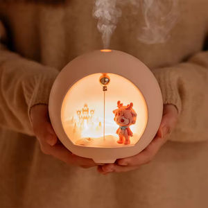 Lámpara Nocturna Magnética Levitante con Difusor <span class=keywords><strong>de</strong></span> Aromaterapia <span class=keywords><strong>de</strong></span> Aceites Esenciales para Mascotas, Humidificador Portátil <span class=keywords><strong>de</strong></span> Vapor Frío <span class=keywords><strong>de</strong></span> 100 ml con Diseño <span class=keywords><strong>de</strong></span> Planeta - Product Image 5