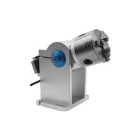 Diamètre 80mm 3 Mandrin Table Rotative Fixation Pour Marquage Laser Soudage Gravure Machine Marque Arbre Bouteille Tube Etc. Objets ronds