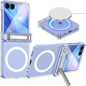 Funda para Samsung Z <span class=keywords><strong>Flip</strong></span> 8 con Protector de Pantalla Integrado, Carcasa Rígida Transparente de PC con Bisagra y Soporte para Samsung <span class=keywords><strong>Galaxy</strong></span> Z <span class=keywords><strong>Flip</strong></span> 8 - Product Image 2