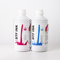 Ensemble d'encre DTF multicolores CMYK Blanc pour impression par transfert thermique sur vêtements DTF commerciaux