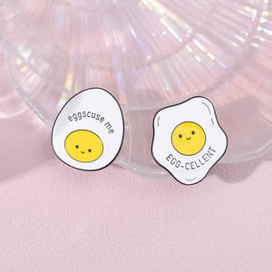 Spilla in Metallo con Pianta Verde Cartoon, Divertente Cactus Carino, Distintivo Smaltato Personalizzato per Abbigliamento e Borse - Product Image 4