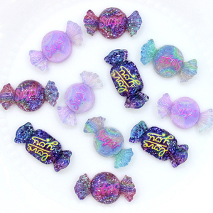 Miniaturas de Resina con Forma de Caramelos, Accesorios para Manualidades, para Hacer Joyería, Horquillas, Broches, Manualidades, Fundas para Móviles, Imanes para Refrigerador - Product Image 1