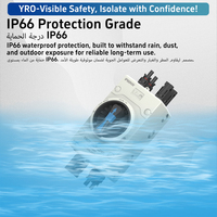 Interrupteur d'isolement solaire photovoltaïque YRO DC IP66 étanche pour extérieur 4P 1000V avec poignée rotative OEM/ODM, disjoncteur basse tension
