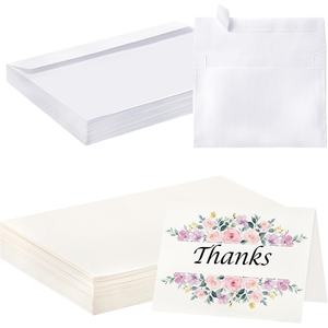 Cartes à aquarelle vierges avec enveloppes, cartes en papier à aquarelle, cartes postales à aquarelle avec enveloppes - Product Image 1