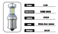 Ampoule LED en gros S25 1156 1157 P21w Ba15s Ba15d Py21w Canbus puissant étanche Clignotant Feux de stationnement Feux de recul pour voiture