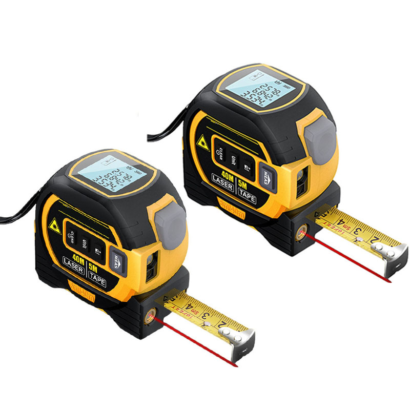 Лазерные измерители 5 м 40 м 3 в 1 Высокоточная цифровая электронная измерительная лента лазерная измерительная лента