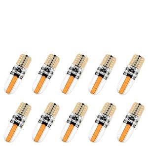 Éclairage extérieur automobile et moto à LED COB 8SMD T10 en silicone haute luminosité pour plaque d'immatriculation - Product Image 2