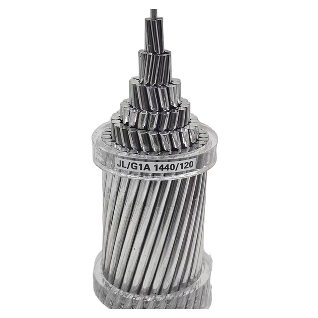 Large Cross Section ACSR Power Cable, Steel Reinforced Aluminum Strand for Extra High Voltage Overhead Transmission Lines