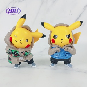 Juego de 6 Figuras de Acción de <span class=keywords><strong>Anime</strong></span> de PVC al por Mayor, Juguete de Dibujos Animados, <span class=keywords><strong>Serie</strong></span> de <span class=keywords><strong>Cosplay</strong></span> de Pikachu Super Saiyan - Product Image 5