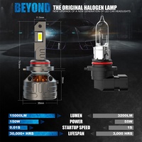 15000Lm 150W Auto Accessoires 360 9-32V 9005 Luces Focos Kit Voiture Ampoule 9005 Led Phare Ampoule Canbus 9005 Led Phares