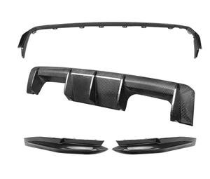 Accesorio de afinación Canards, difusor de parachoques trasero, faldón lateral de escape, Kit de carrocería de coche para <span class=keywords><strong>BMW</strong></span> G80 G82 M3 <span class=keywords><strong>M4</strong></span> 2024, labio delantero de fibra de carbono - Product Image 5