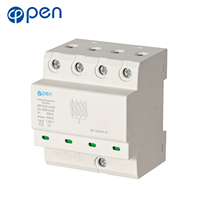 Dispositif de protection contre les surtensions monophasé 20KA 40KA Uc AC 220v 275v 385v 2P 4P, protecteur de surtension SPD