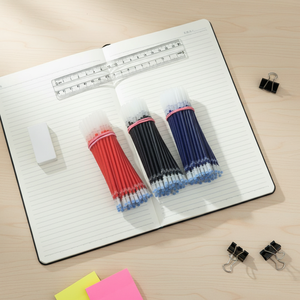 Recharges de <span class=keywords><strong>stylo</strong></span> bille effaçables en plastique de bonne qualité, pointe fine 0,5 mm, bleues, pour le bureau et l'école - Product Image 5