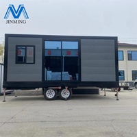 Maisons Remorquables Mini-Maisons Maisons Mobiles Prêtes à Expédier sur Roues pour Voyage Conteneurs Autres Préfabriquées Casas Modernas Glamping