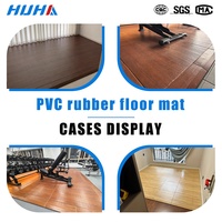 Premium PVC Gummi Gym Bodenmatten Rutschfeste Stoßdämpfende Easy-Clean Fitness Bodenbelag für Gewerbe