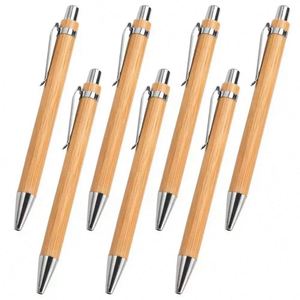 Offre Spéciale – Stylo Bille en Bambou Promotionnel Pas Cher, Personnalisable avec Logo Gravé, Stylo en Bois Écologique pour Signature - Product Image 1