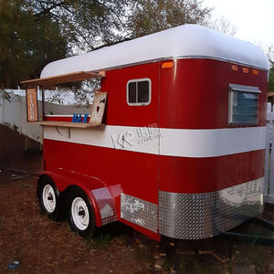 Meilleure vente Mobile Street Van Food Trailer <span class=keywords><strong>Vintage</strong></span> Cart utilisé Bbq Pizza Truck Coffee <span class=keywords><strong>bar</strong></span> Remorque à vendre USA - Product Image 3