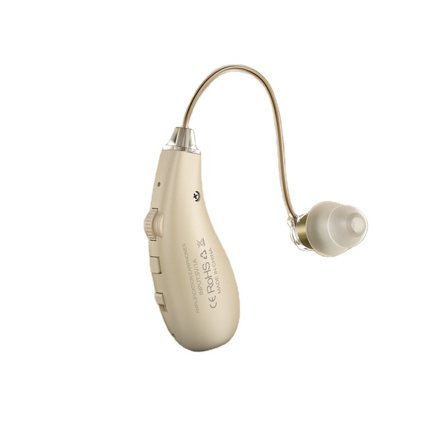 2025 Smart Hearing Aid 4 Adjustable Volume Control Noise Cancellation Rechargeable Eco-Friendly Portable Long Battery Life