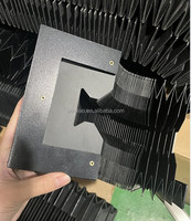 Couvercle de protection à soufflet de protection flexible en plastique pour guide linéaire de machine laser