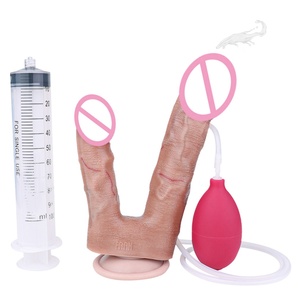 Soft Liquid Silicone Lifelike Realistic <b>Dildo</b> Thick Squirting <b>Dildo</b> Adult Butt Plug Adult Anal Toy for Women Men Couple - Product Image 1