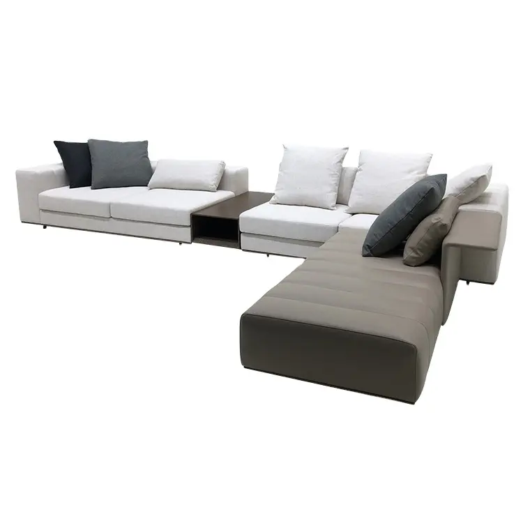 Nieuwste Minotii Moderne Stijl Sectionele Stof Hoge Kwaliteit Sofa Set Meubels